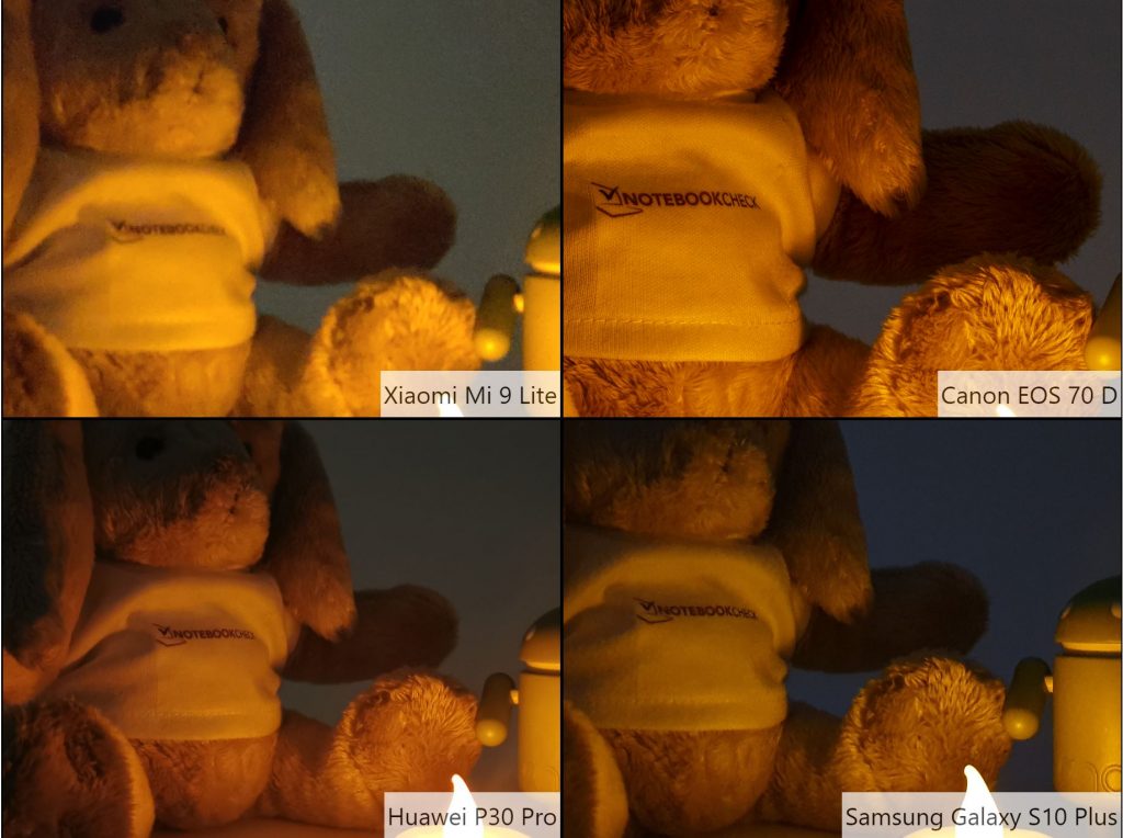 So sánh hình ảnh Xiaomi Mi 9 Lite