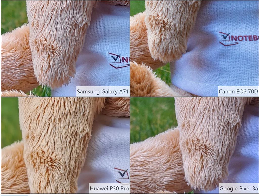 So sánh ảnh chụp Samsung Galaxy A71