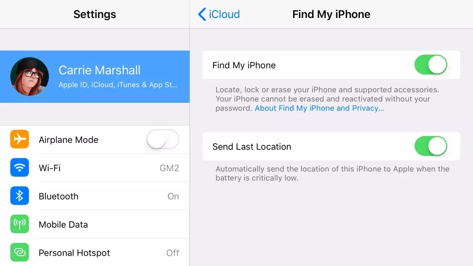 chuyển dữ liệu từ iphone sang android và xóa định vị iphone của bạn
