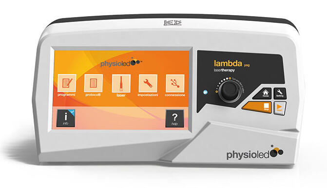 Bảng điều khiển máy laser điều trị công suất cao Lambda Yag